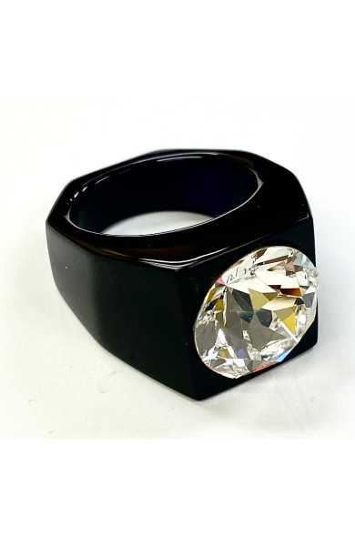 LG - Mil Cristal ring BLACK