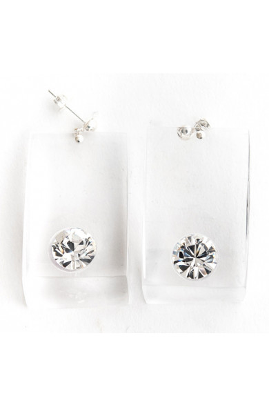 LG - Glam earrings - silver