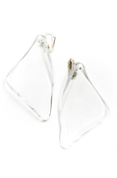 LG - Petale earrings - clear