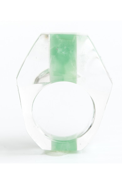LAURENT GUILLOT - Cloud ring - jade