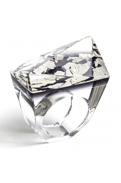 LG - Diago ring - silver