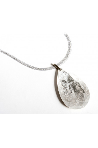 LG - Pear pendant - silver