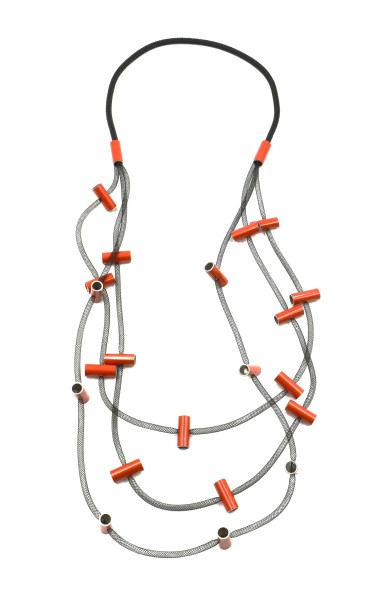 CB-METAL/MESH DESIGNS 2235S shiny red