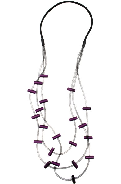 CB-METAL/MESH DESIGNS 2235J plum