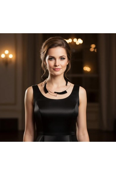 LG - SPIRALE black - necklace