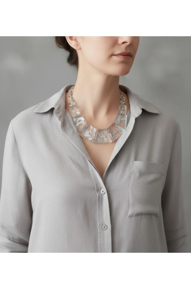 LG - STRIER silver - necklace