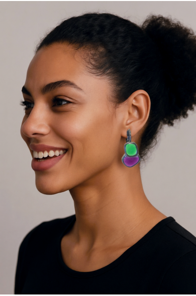 TJ-e100B2 orchid/green top