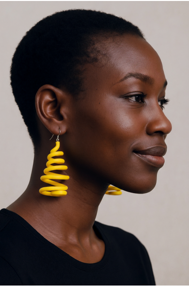 SC Spring earrings - yellow