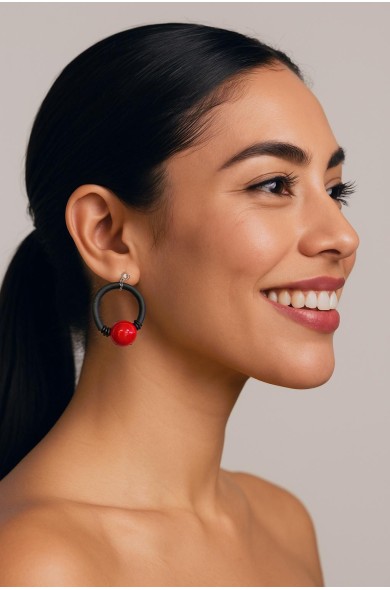 KLAMIR Earrings AC05E red