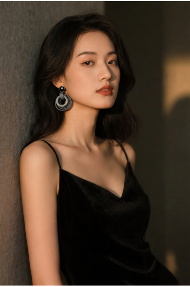 KLAMIR Earrings AC02 grey