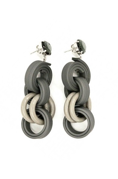 KLAMIR earrings 02E grey