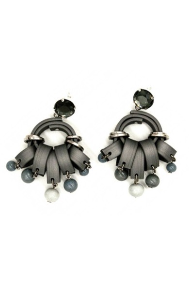KLAMIR earrings 01E grey