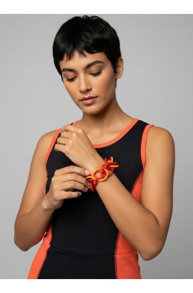 SC OOO red/orange - bracelet