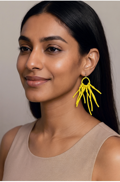 SC Boop earrings - yellow...