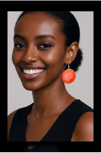AV-MARATEA earring Orange AG