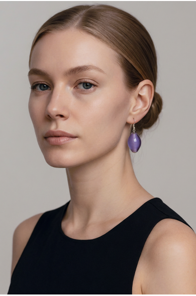 AV-MAGENTA earring Purple TA