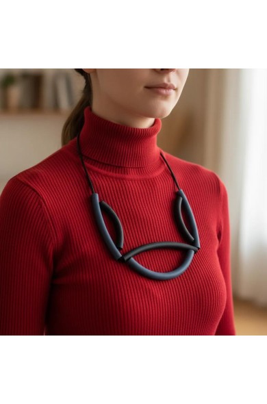 SC DJ grey - necklace