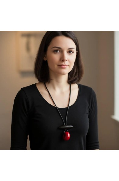 SC ZEN red - necklace