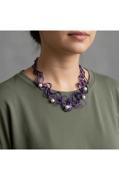 SGP Liane Pearls purple/white