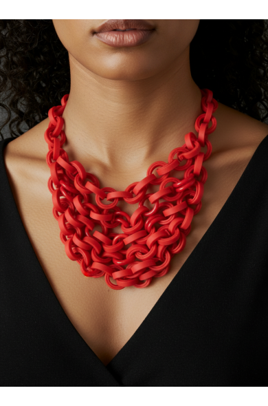 KLA-6 STRANDS BIB - red