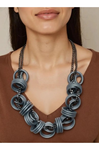 SC ANDRE grey -  necklace