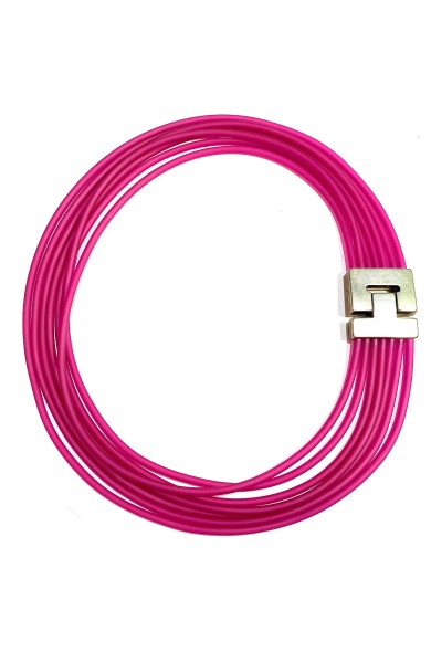 SC SATURN fuchsia - necklace