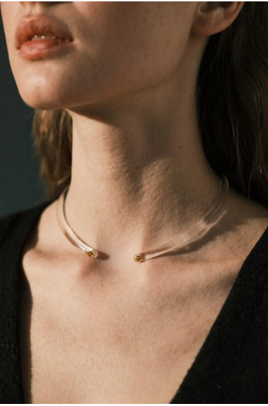 PN - clear w/ amber Signature necklace