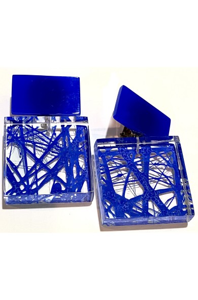 LG - Strier earrings - blue...