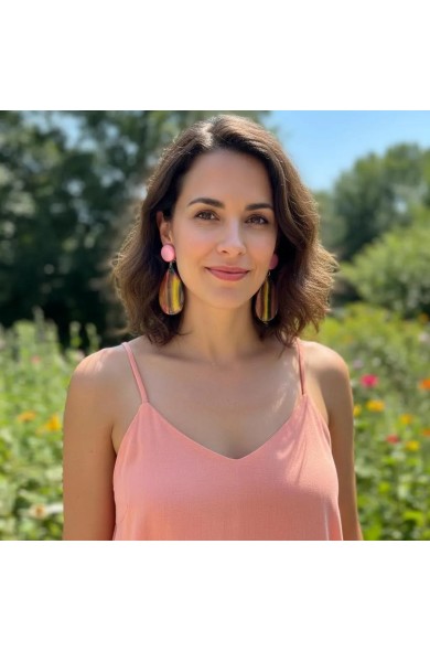 FRAN MIRA pink/green