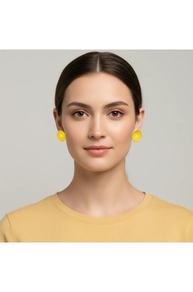 DORA EODE SM yellow - earrings