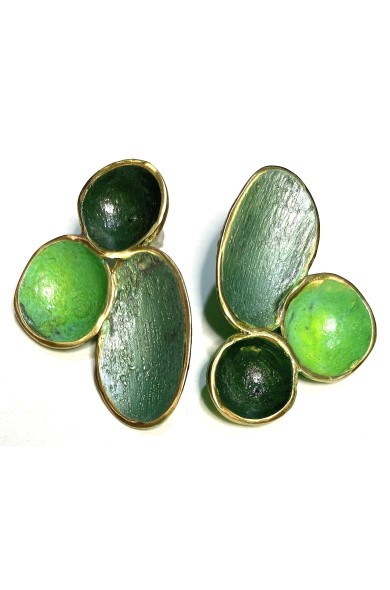 DORA EODE2 green 2 - earrings