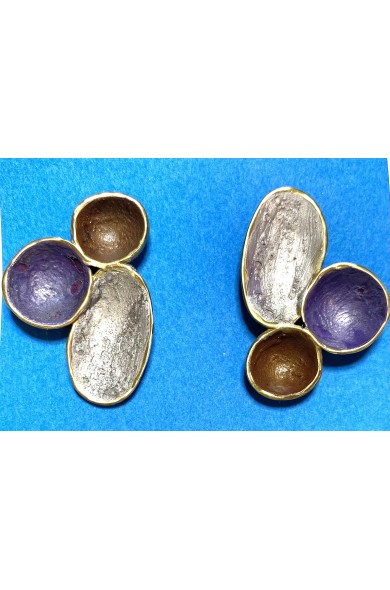 DORA EODE2 silver 2 - earrings