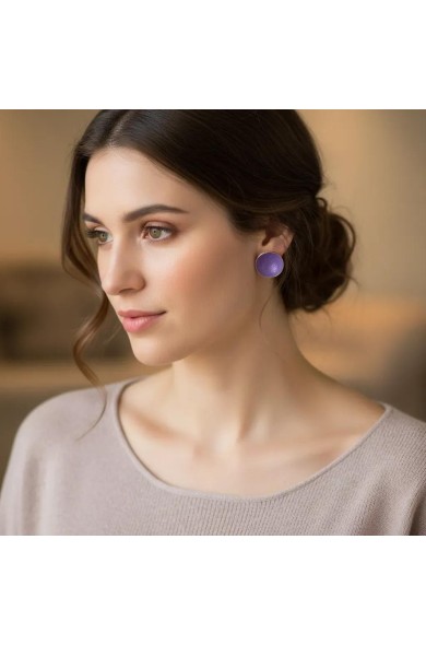 DORA EODE SM purple - earrings