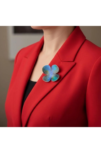DORA BLUME - brooch LG blue