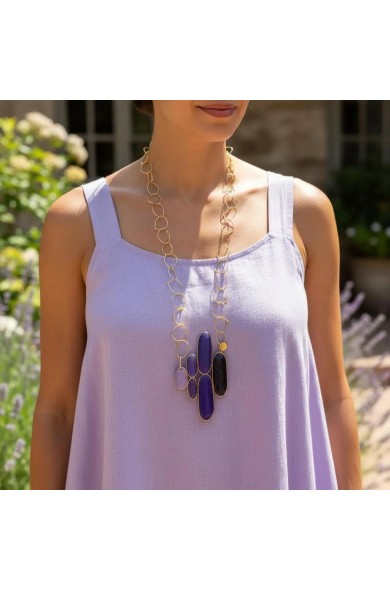 DORA N2 - pendant XL PURPLE