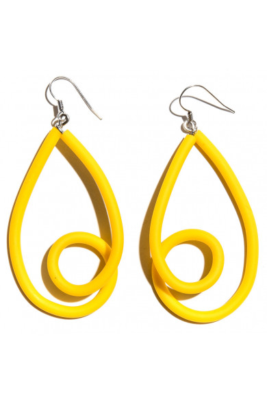 SC Loop earrings - yellow
