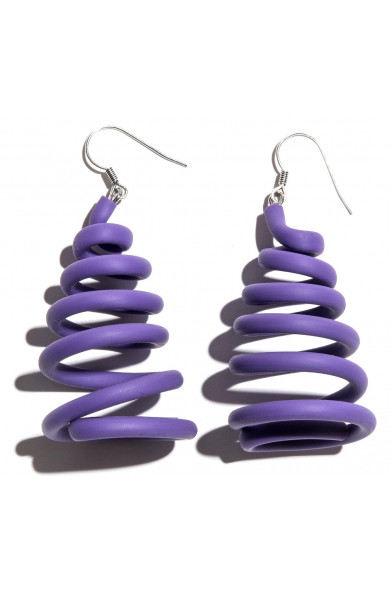 SC Spring earrings - purple