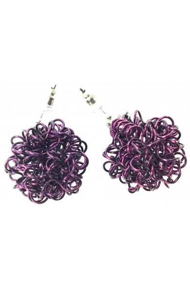 SGP Flocon earring - purple F9