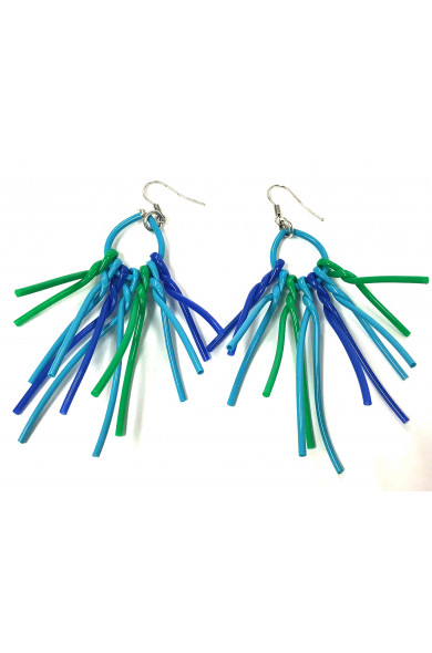SC Boop earrings - blue/green