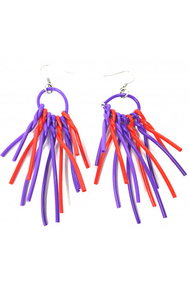 SC Boop earrings - red/purple