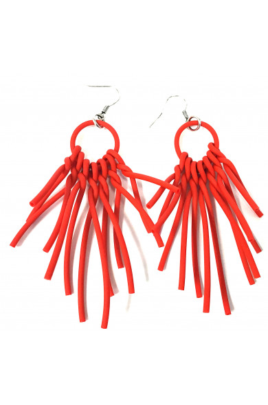 SC Boop earrings - red matte