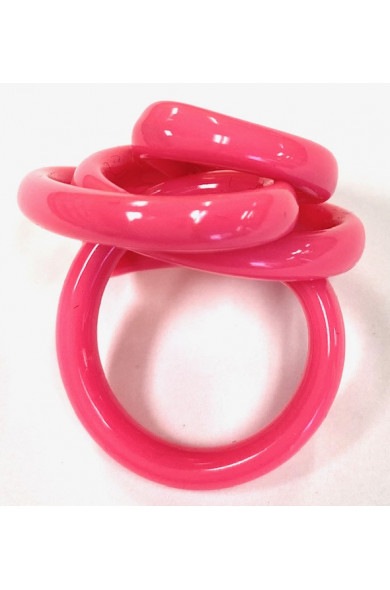 SC Zig ring - hot pink