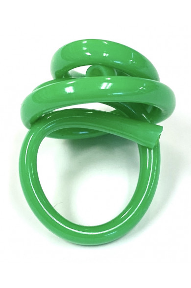 SC Zig ring - bright green