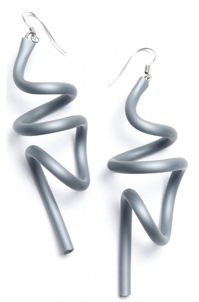 SC Wave earrings - metal
