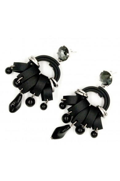 KLAMIR earrings 01E black