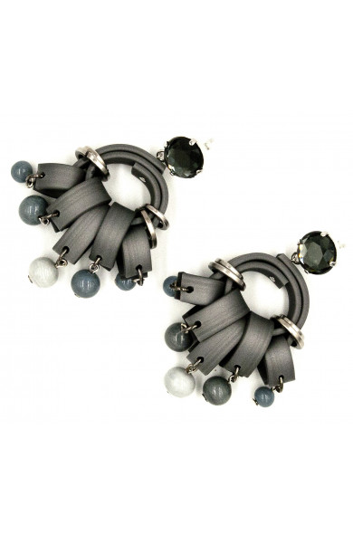 KLAMIR earrings 01E grey