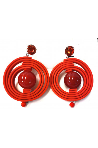 KLAMIR Earrings CN03 RED