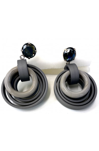 KLAMIR Earrings AC02 grey
