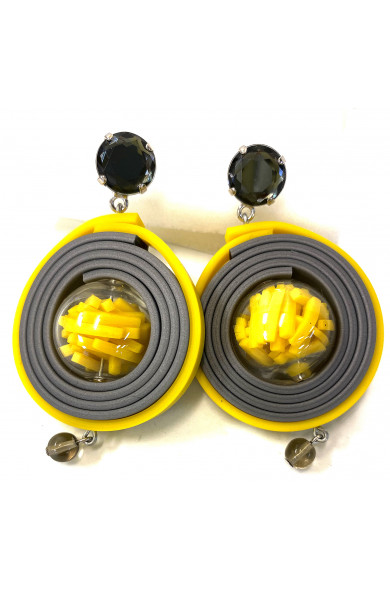 KLAMIR Earrings PE09 yellow